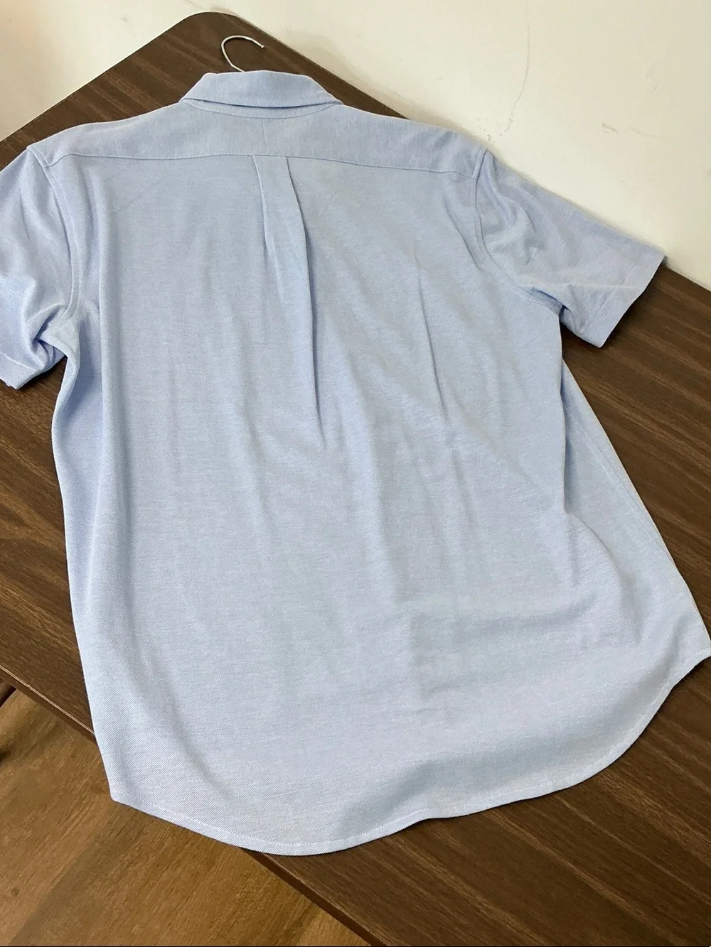 Polo by Ralph Lauren Men’s Light Blue Short-Sleeve Button-Down Shirt